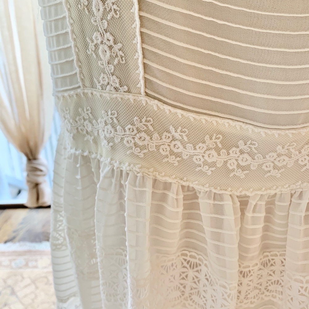 ALICE by Temperley White Lace Dress - Picture 3 of 7